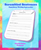 Scrambled Sentences (Hochman Method Aligned Resource for E