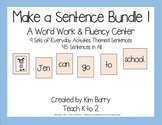 Scrambled Sentences/Make a Sentence Bundle - Set 1  45 Sen