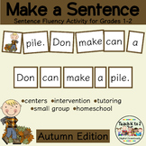 Scrambled Sentences/Make a Sentence Set 10 - Autumn Editio
