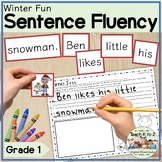 Scrambled Sentences/Make a Sentence Set 14 - Winter Editio
