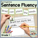 Scrambled Sentences/Make a Sentence Set 18 - Springtime Ed
