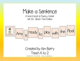 Scrambled Sentences/Make a Sentence Set 20- Beach Time Edi