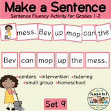 Scrambled Sentences/Make a Sentence Set 9 Word Work Center