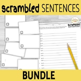 Scrambled Sentences Spanish Class Review Game and Practice
