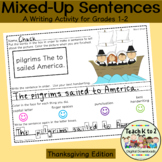 Scrambled Sentences - Thanksgiving Edition Word Work & Wri