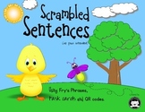 Scrambled Sentences… Using Fry’s Phrases, task cards and Q