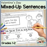 Scrambled Sentences - Valentine Edition Word Work and Writ