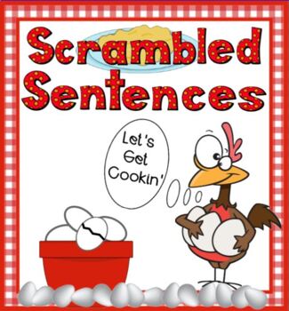 Preview of Scrambled Sentences with High Frequency Words SMARTBOARD