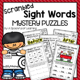 Scrambled Sight Words Mystery Puzzles