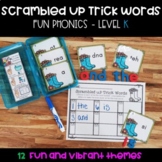 Scrambled Up Trick Word LEVEL K cards & FUN Phonics Aligned