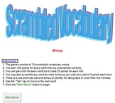 Scrambled Vocabulary - Classroom License  A Pinkley Product
