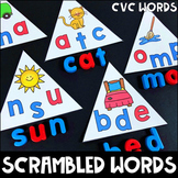Scrambled Words - CVC Spelling Literacy Center