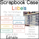 Scrapbook Case Labels