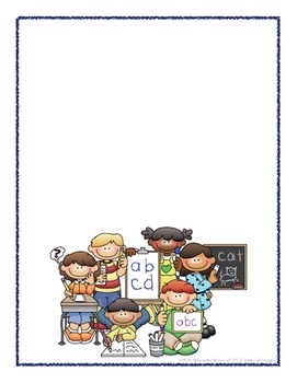 scrapbook yearbook cover page alphabet kids by creative sailors