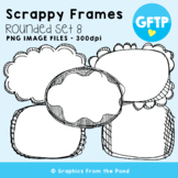 Scrappy Rounded Frames Set 8