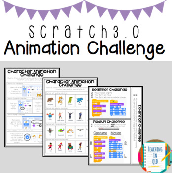 Preview of Scratch Challenge- Animation