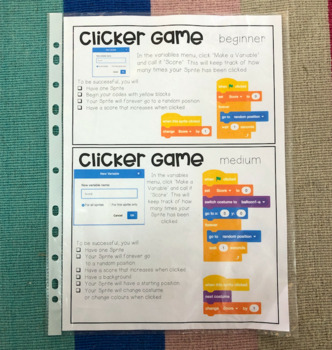 25 handpicked Scratch games of Clicker game