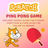 Scratch Coding Ping Pong Game - Project Activity