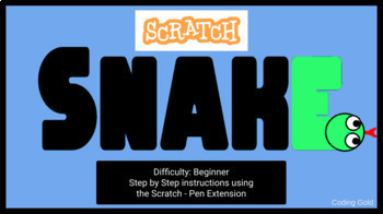Preview of Scratch Coding Project - Make Your Own Snake Game