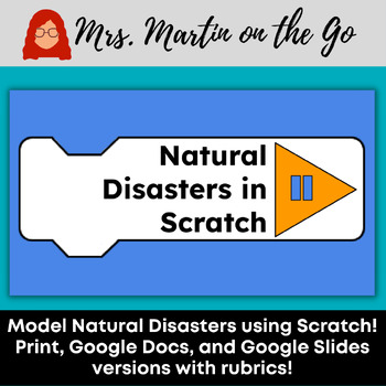 Preview of Scratch Coding Project: Natural Disasters