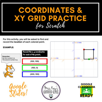 Preview of Scratch: Coordinates and xy-Grid Practice