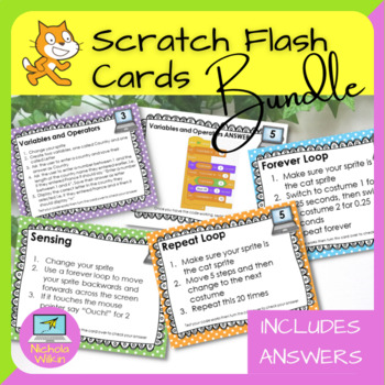 Preview of Scratch Flash Card Bundle