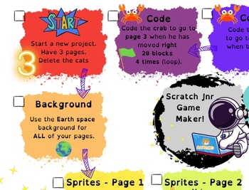 Preview of Scratch Jnr Assessment Task