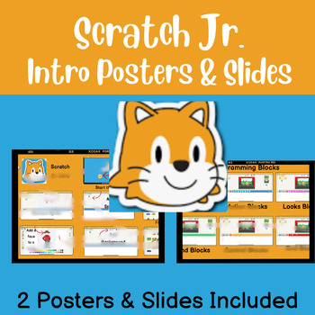 Preview of Scratch Jr. Intro & Programming Posters/Slides