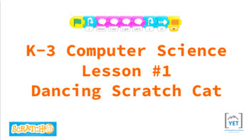 Preview of Scratch Jr Lesson 1: Dancing Scratch Cat