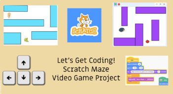 Preview of Scratch Maze Video Game Coding Unit