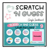 Scratch 'N Guess Jamboard Review Game [Fully Editable]
