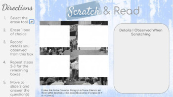 Preview of Scratch Off Primary Source Jamboard: Black Panther Convention