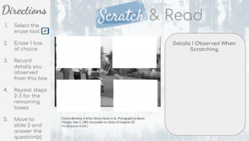 Preview of Scratch Off Primary Source Jamboard: Bombing of Arthur Shores House in AL