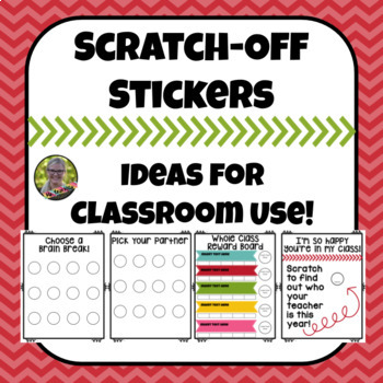 Scratch Off Stickers Ideas for the Classroom by Ms Erin Mills
