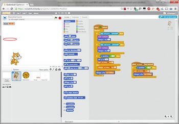 Preview of Scratch Programming Project Video Tutorial - Basketball Game