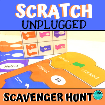 Preview of Scratch Scavenger Hunt - Unplugged Coding