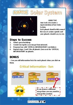 Preview of Scratch Solar System Simulation - Space