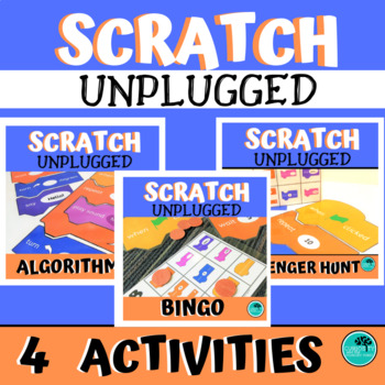 Preview of Scratch Unplugged Coding Activities