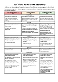 Scratch Young Game Designers Assessment Rubric
