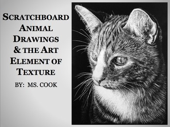 Preview of Scratchboard Animal Drawings & the Art Element of Texture