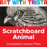 Scratchboard Drawing Art Lesson With 100+ Animal Images