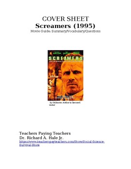 Preview of Screamers (1995) Movie Guide: Summary/Vocabulary/Questions