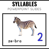Syllables PowerPoint Slides | Phonemic Awareness No Prep Practice