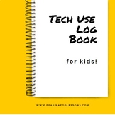Screen Time Log Book ⭐ Time Management Skills ⭐ Summer Act
