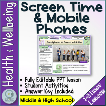 Preview of Screen Time + Safe use of Mobile phones Lesson