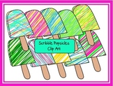 Scribble Popsicles Clip Art