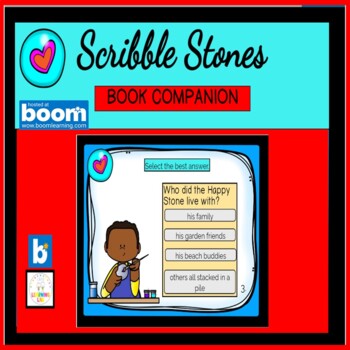 Preview of Scribble Stones Book Companion BOOM CARDS