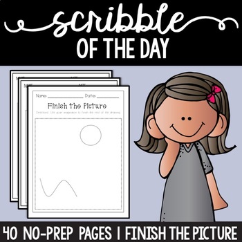 Preview of Scribble of the Day: Finish the Picture | 40 PAGES 