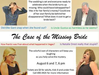 Preview of Script: The Case of the Missing Bride