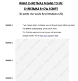 Script: What Christmas Means